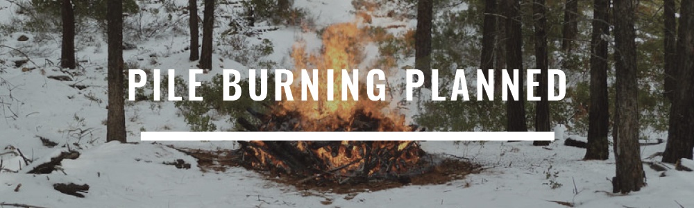 pile burning central oregon